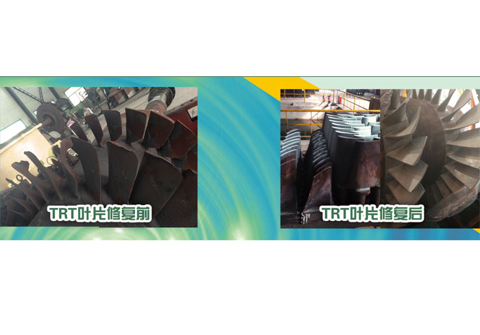 TRT葉片修復(fù) 前、后